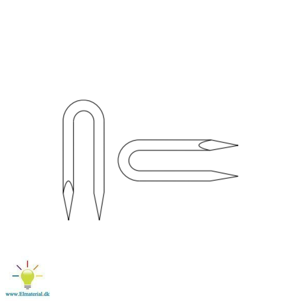 Kramper Galvaniserad 4,2X50 150