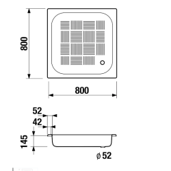 Sofia Brusebund 80X80 Cm