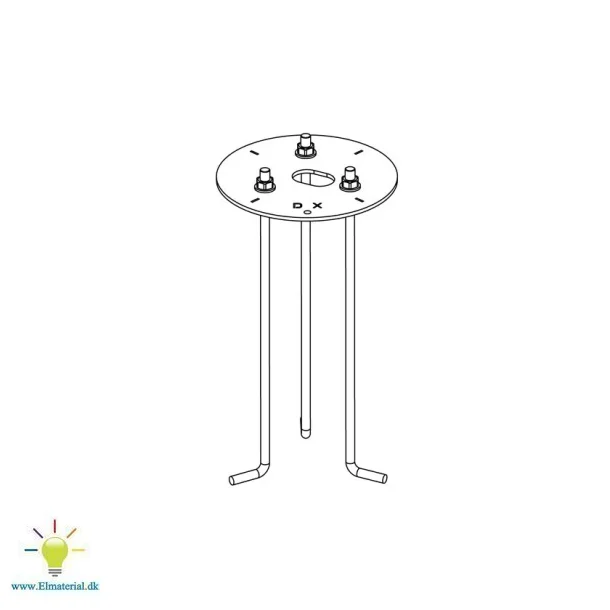 O34/O37 BASE PLATE ANTHRACITE