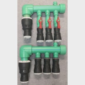 Komplet fordeler til jordvarme 3 x 40 / 1 x 50