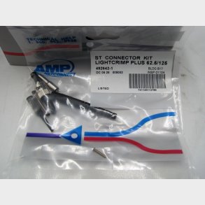 ST fiberkonnektor kit lightcrimp plus 62,5/125
