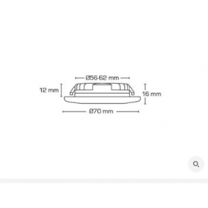 Inbyggd spot kök och badskåp